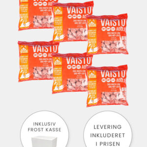 MUSH Vaisto Rød XL - Gris, Okse og Laks - 6x3kg
