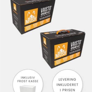 MUSH Vaisto Sort - Gris, Kylling og Lam - 2x10kg