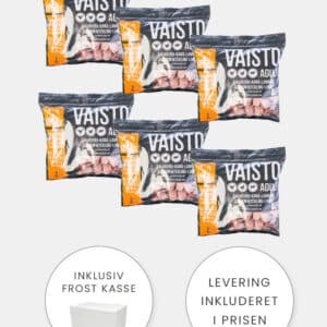 MUSH Vaisto Grå XL - Kalkun, Kylling og Lam - 6x3kg